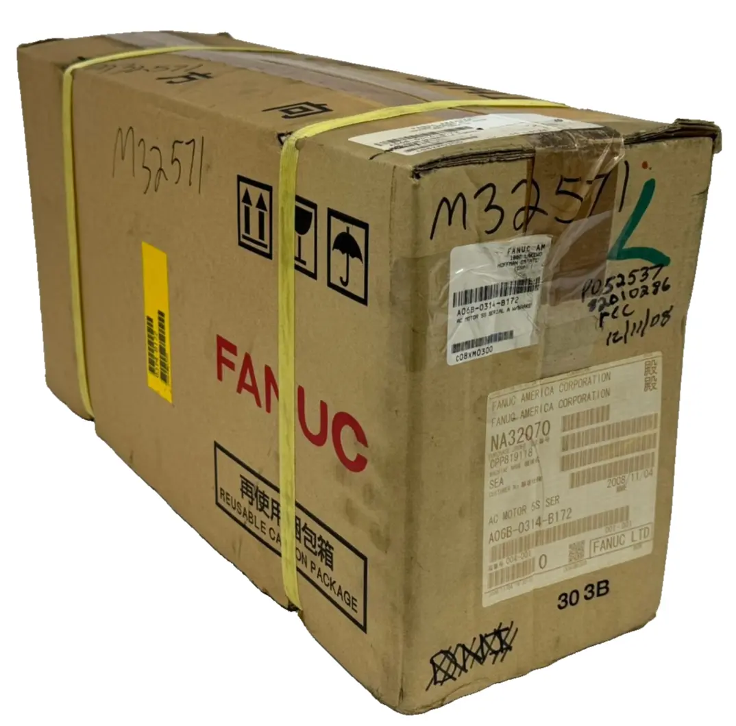 NEW SEALED FANUC A06B-0314-B172 SERVO MOTOR AC 5S SERIAL A W/ BRAKE A06B0314B172