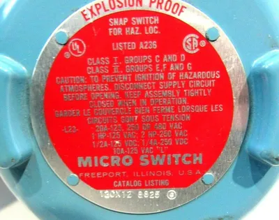NEW HONEYWELL MICRO SWITCH 12CX12 LIMIT SWITCH