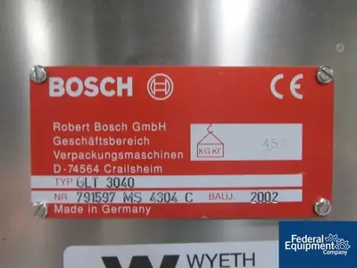 USED Bosch Bosch Tray Loader, Model GLT 3040
