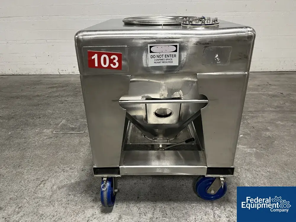 USED TOTE Systems 48" x 42" x 10"  Tote Systems Stainless Steel Transfer Bins