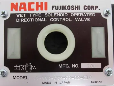 NEW NACHI SS-G03-A3Z-FR-D2-E10 SOLENOID VALVE SSG03A3ZFRD2E10