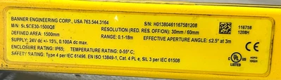 USED BANNER SLSCE30-1500Q8