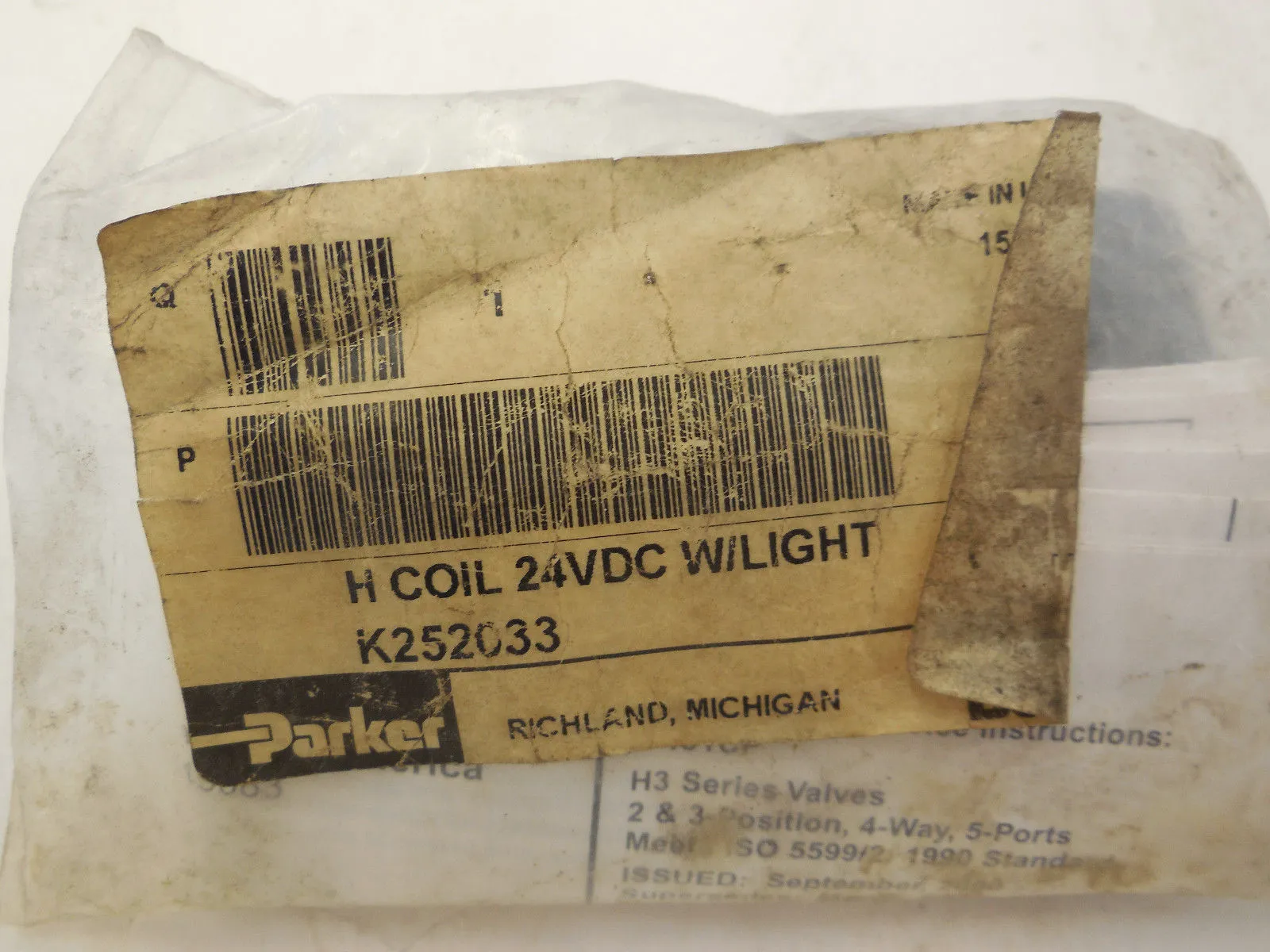 NEW PARKER K252033 H COIL