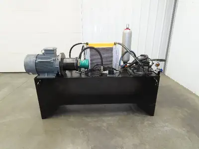 Shanghai Genye Hydraulic Pump Power Unit 4 GPM 4500 PSI 10Hp 415V 100Gal