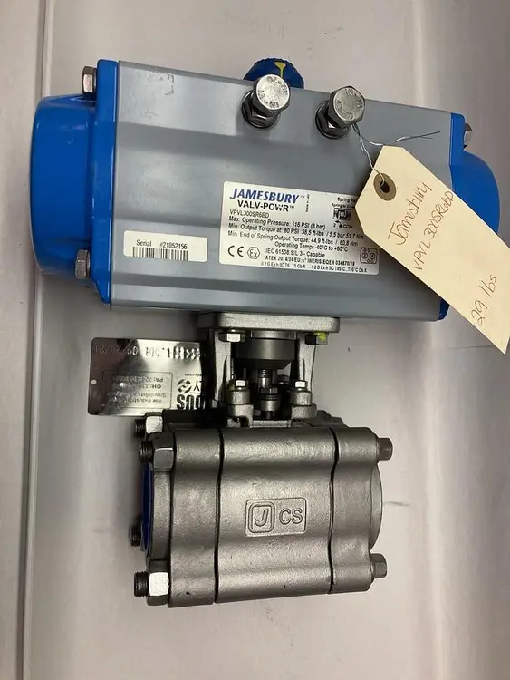New | in-Stock JAMESBURY VPVL300SR6BD Pump & Valve Parts | Surplus Asset Holdings #1219431