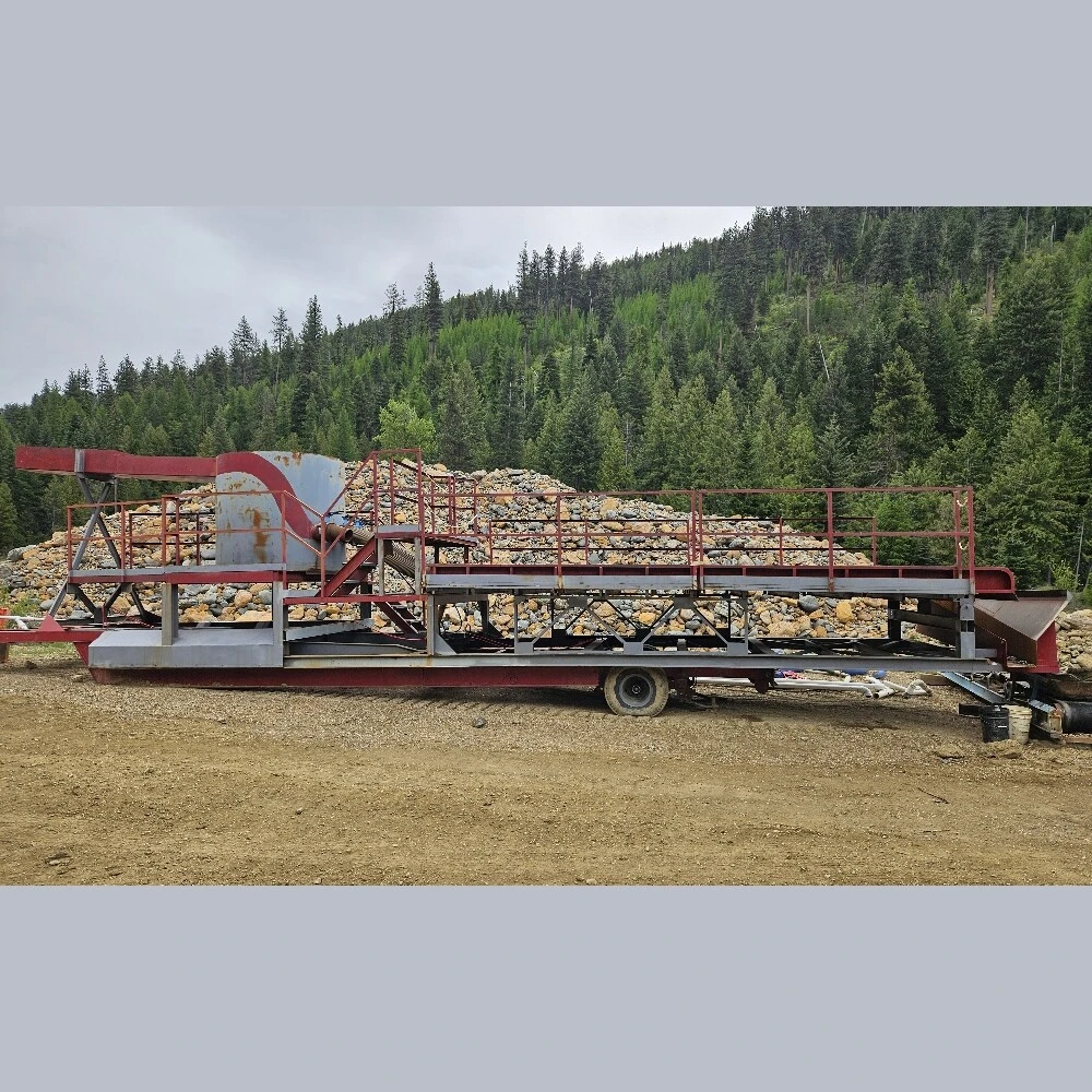 24in Wide x 22ft Long 4-Way Distribution Sluice