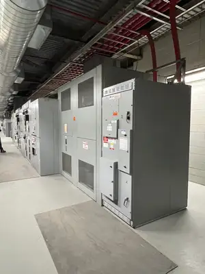 MV Double-Ended Unit Substation - 2 x 2000/3000kVA, 13.8kV Transformers w/ 4160V Ampgard Switchgear