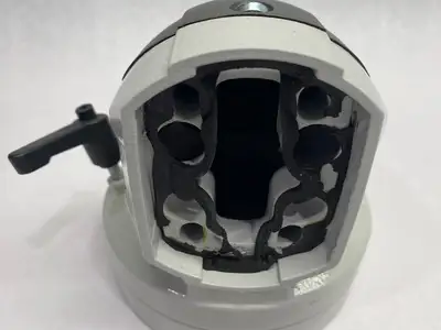 USED RITTAL ANGLE COUPLING 90° CP 60 FOR SUPPORT ARM CONNECTION Ø 130 MM