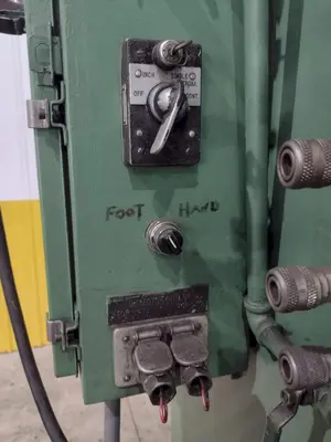 60 TON BLISS MODEL #C-60 OBI FLYWHEEL STAMPING PUNCH PRESS 4" STROKE: STOCK #23467