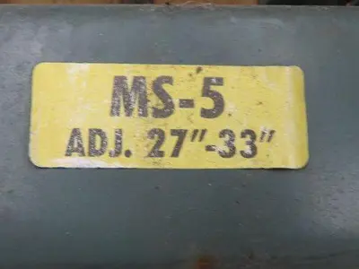 Hytrol MS-5 18"W Conveyor Leg Stationary Floor Support 19-5/8" to 25-5/8"H