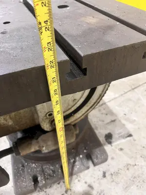 20" X 24" X 23"  CARLTON TILTING DRILL TABLE: STOCK #21798