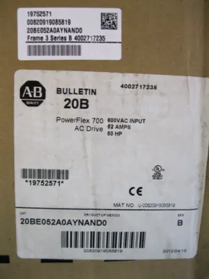 NEW Allen-Bradley 20B-E052A0AYNAND0