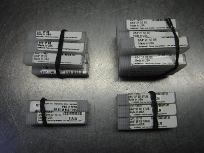 Lot Of 102 9/64" CTMI Carbide Endmills Various Sizes / Flutes (LOC1953C)