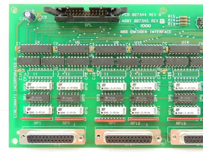 Cincinnati PCB 827344 REV B NSD Encoder Interface Circuit Board 827345