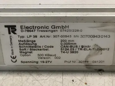 USED T&R ELECTRONIC LP-38 200MM