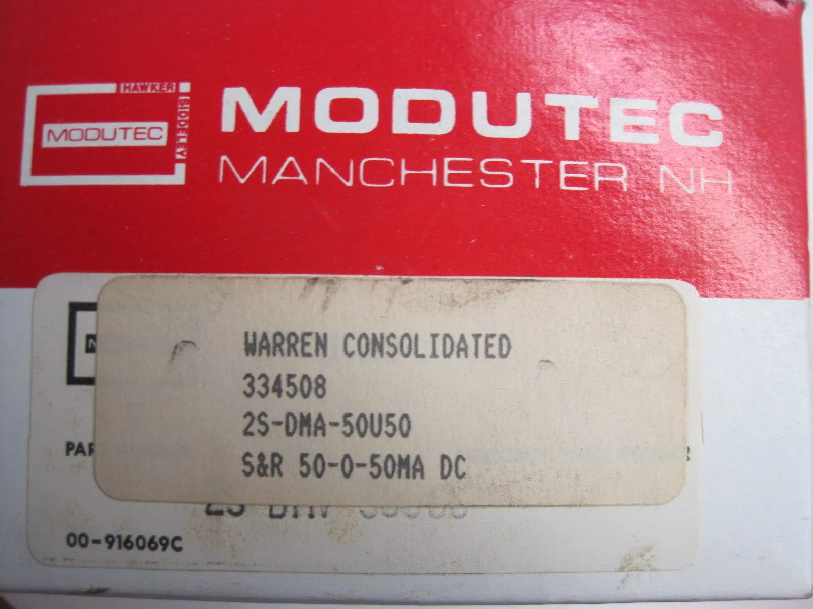 New Modutec 2S-DMA-50U50 Panel Meter 2SDMA50U50