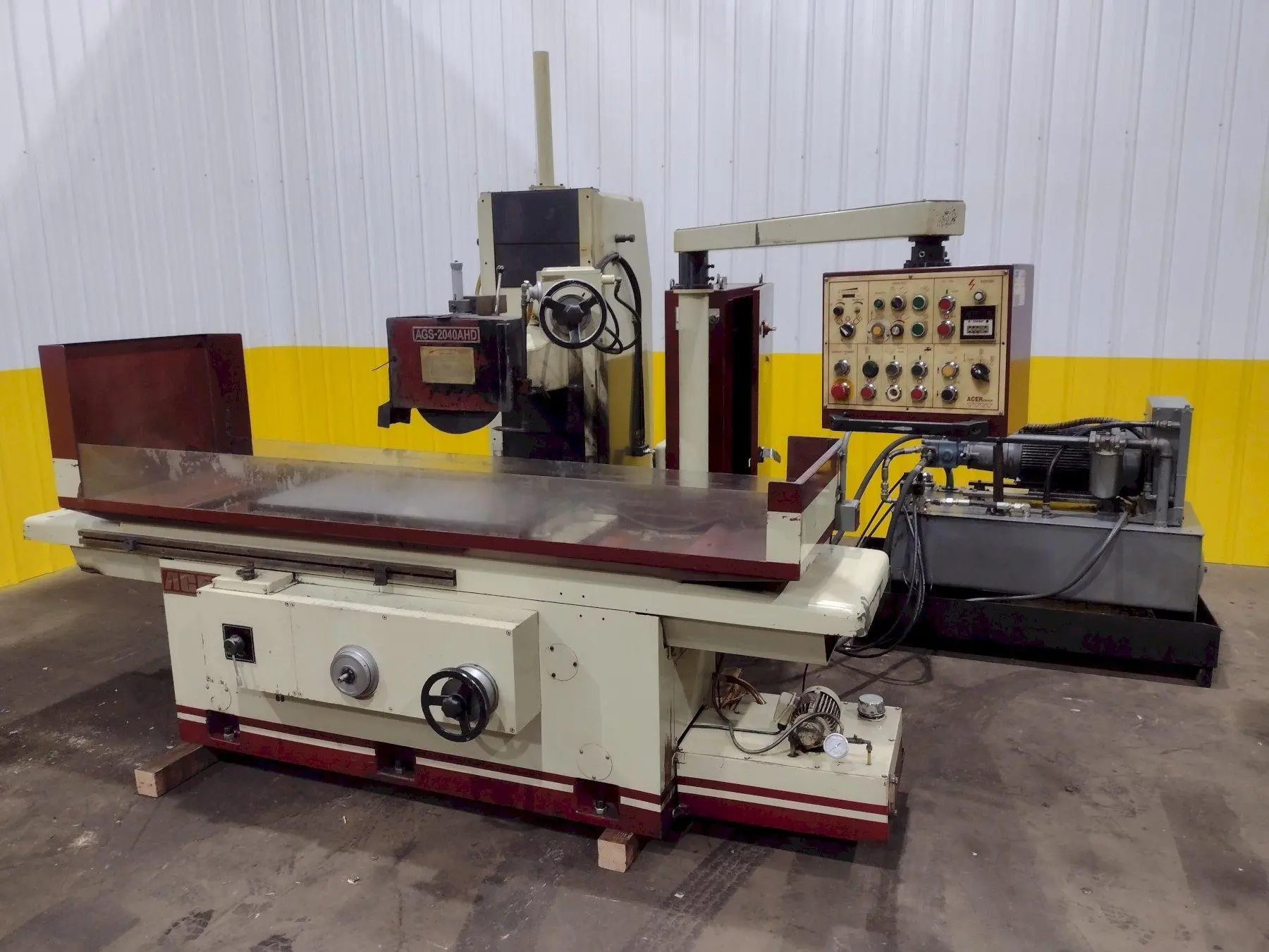 20" X 40" ACER MODEL #AGS-2040AHD 3 AXIS AUTOMATIC HORIZONTAL SURFACE GRINDER: STOCK #19823