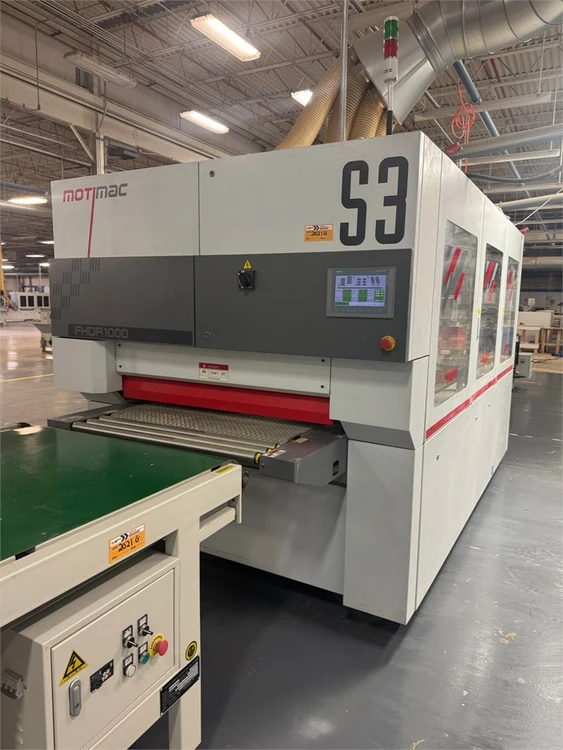 Used 2019 MOTIMAC "FHDR1000" Wide Belt Sanders Pennsylvania US | MachineryMax #1228606