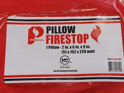 2 in. x 6 in. x 9 in. Firestop Intumescent Pillow