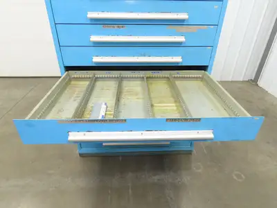 Nu-Era Modular Tool Storage Cabinet 9 Drawer 45x28x61" Stanley Vidmar Lista
