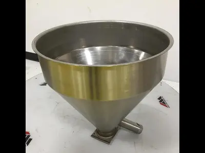 USED METAL FABRICATOR HOPPER