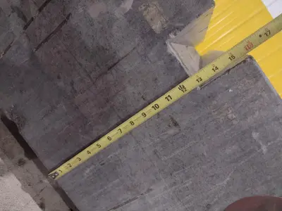 60" x 120" x 16" GRAY GRANITE SURFACE LAYOUT PLATE INSPECTION TABLE: STOCK 21087