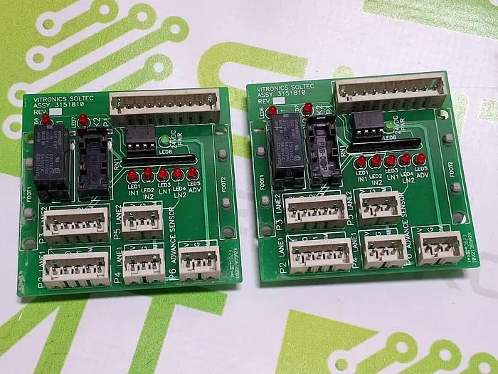 VITRONICS SOLTEC 3151810 RELAY ASSEMBLY BOARD