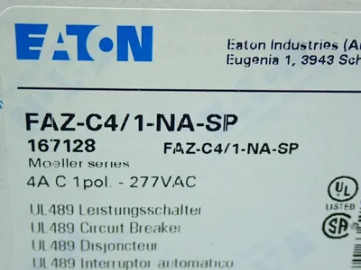 New | in-Stock EATON FAZC4/1NASP Circuit Breakers Ohio US | HGR 24 #802120