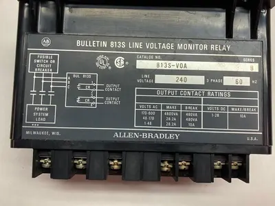 New | in-Stock ALLEN-BRADLEY 813S-V0A Relays & Switches | Surplus Asset Holdings #1227069
