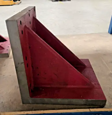 Suburban Tool PAW 121212 G Angle Block 12" x 12" x 12" Milled Plain Webbed