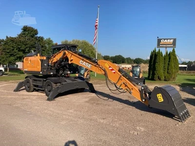 New | in-Stock 2024 CASE WX140E Wheel Excavators Vermont US | Beauregard Equipment #1511207