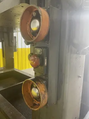 200 TON CLEARING MODEL S2-200-72-36 STRAIGHT SIDE SSDC STAMPING PRESS, 12" STROKE: STOCK #12979