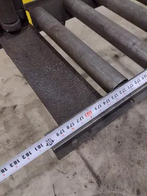 180" LONG X 19" WIDE X 39" ROLLER CONVEYOR: STOCK #21841