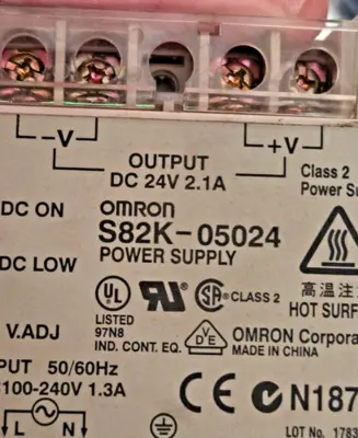 S82K05024 POWER SUPPLY OMRON S82K-05024