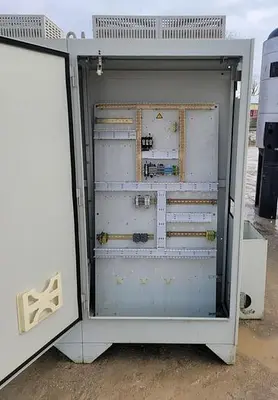 Large 78'' x 19.5'' x 83'' T Twin Door Steel Electrical Control Safety Enclosure