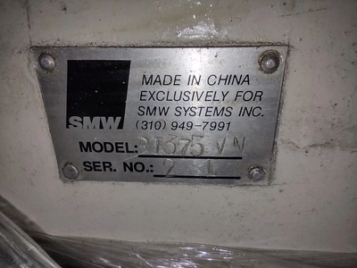 15" SMW Model RT375VN CNC Rotary Table