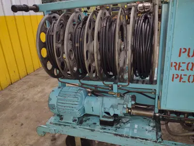 40 TON MODERN HYDRAULICS 4 CYLINDER PORTABLE HYDRAULIC DIE SETTING & SEPARATING SYSTEM: STOCK #23775