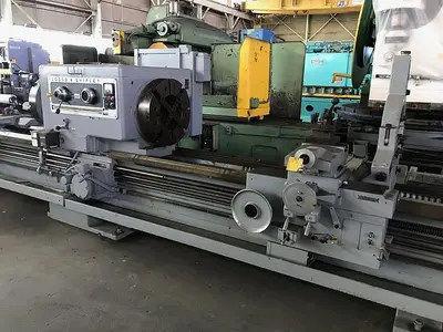 32.5" X 22'/10' LODGE & SHIPLEY HOLLOW SPINDLE DUAL BED ENGINE LATHE: STOCK #10927