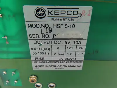 Used KEPCO _UNKNOWN_ PLC Power Supplies | Arrow Industrial #640588