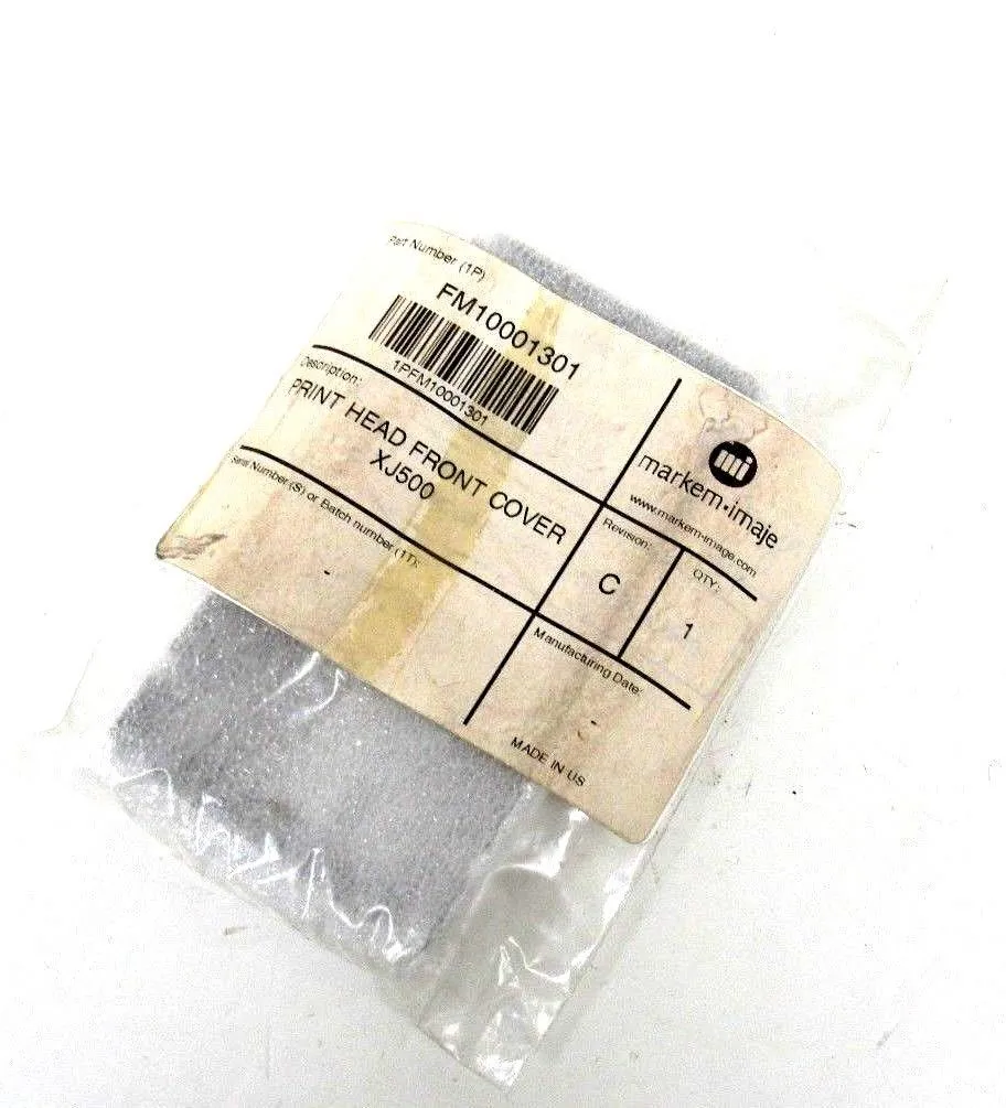 NEW MARKEM FM10001301 PRINT HEAD FRONT COVER XJ500