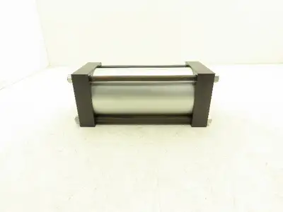Rockford Air 09-570 Pneumatic Cylinder Booster Multiplier 4"W 8"H 1/2" NPT
