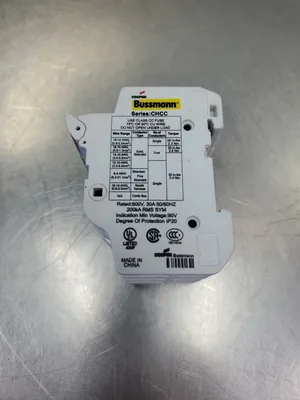 Cooper Bussmann CHCC (W15) 600V 30A 3-Pole Fuse Block w/Fuses 4B-35