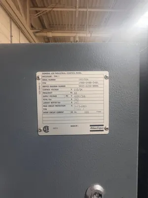 Used ATLAS COPCO GA160 Rotary Screw & Sliding Vane Air Compressors South Carolina US | ESS Industrial Equipment Sales #1337510