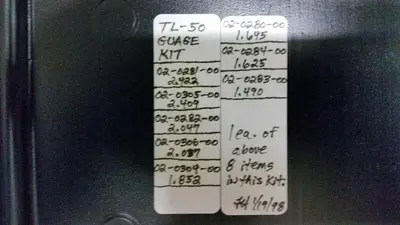 ASECO TL-50 Calibrated Gauge Block kit