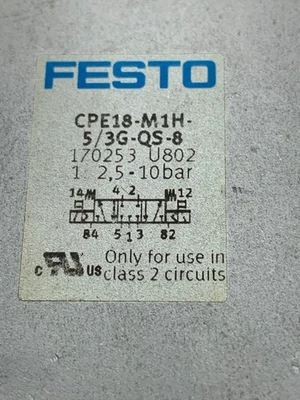 USED FESTO CPE18-M1H-5/3G-QS-8