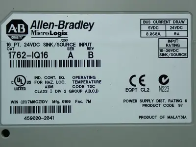 USED ALLEN BRADLEY 1762IQ16