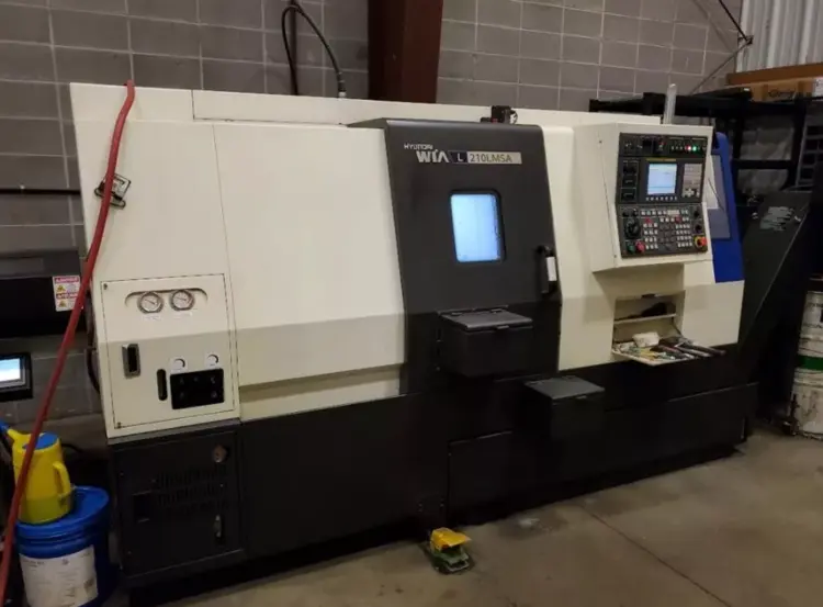Used 2018 HYUNDAI WIA L210LMSA CNC Lathes Ohio US | Toolquip, Inc. #1292317