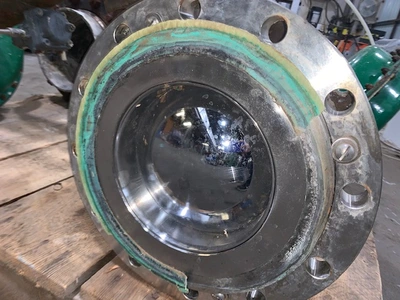 10" -150# Type V150 Fisher V-Ball Control Valve , Stainless