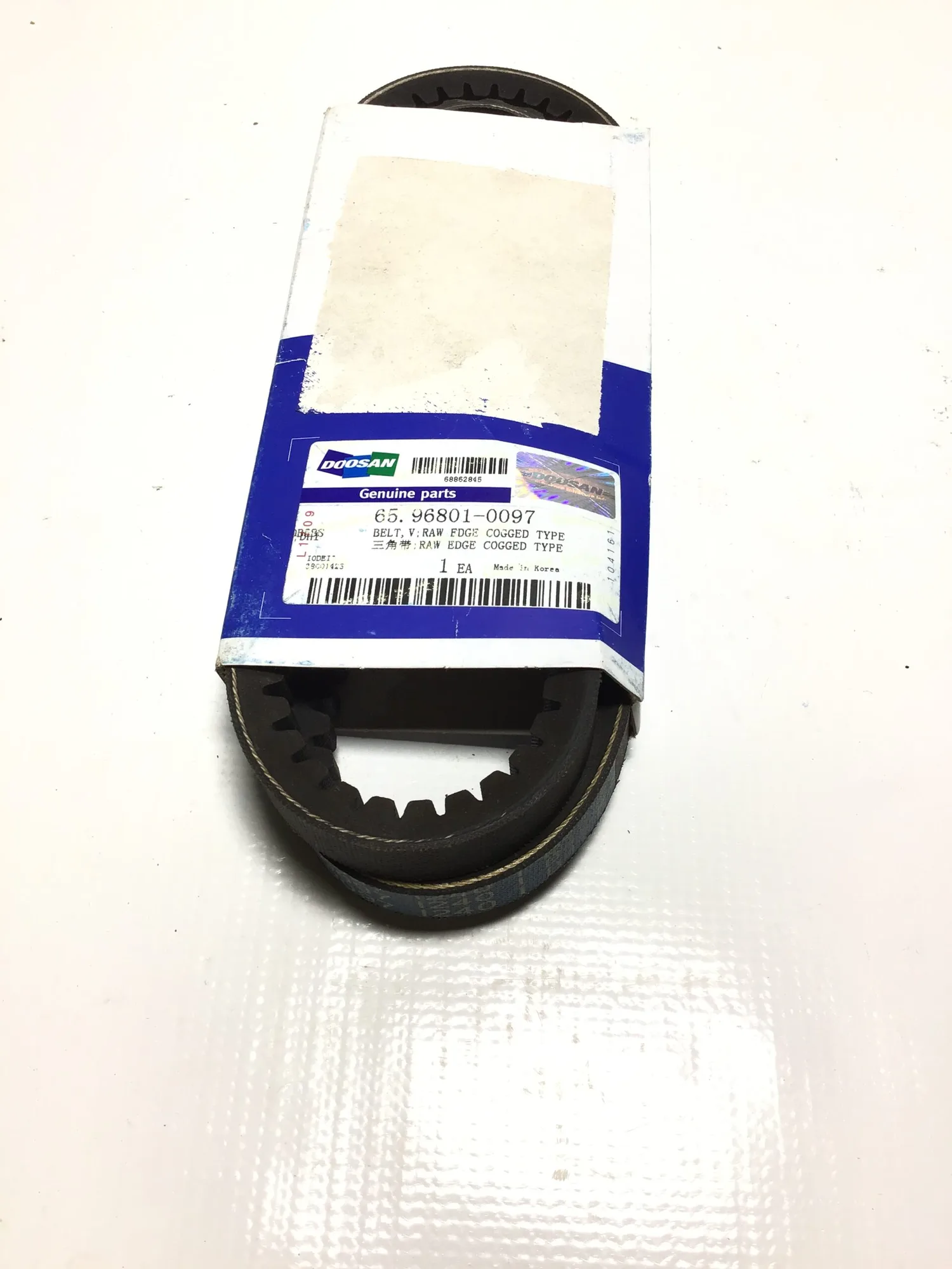 Doosan 65.96801-0097/GPP 0C27100328 Belt V For Generator Fan