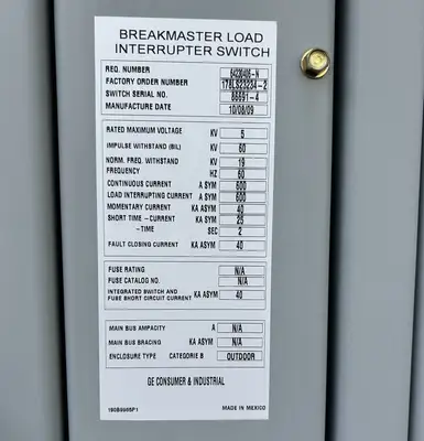 PROLEC 3000 kVA Oil Filled Transformer, 4160 pri. volts, 600/346 sec. volts